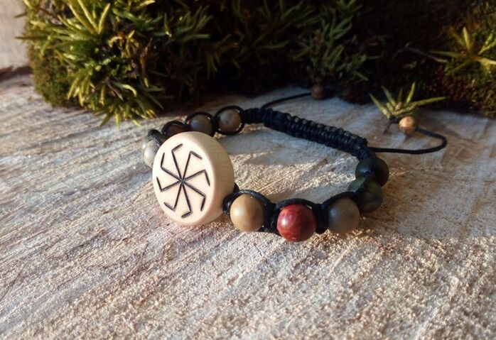 rune bracelet as an amulet of good luck