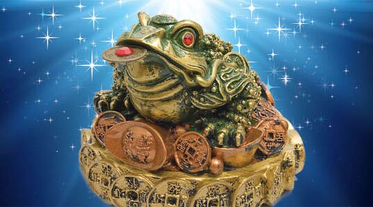 Toad with three houses